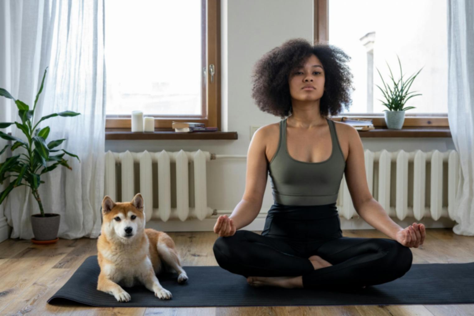 Ambiente tranquillo per la pratica meditativa